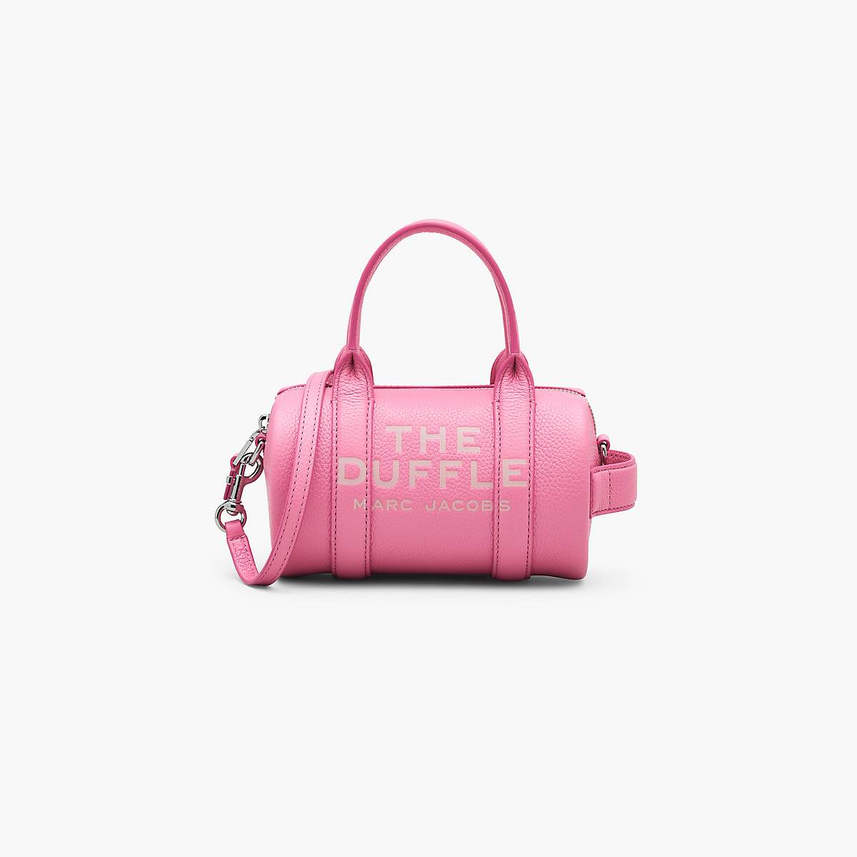 Women Marc Jacobs Leather Mini Duffle Crossbody Bags Pink | UK MJ9172-R59