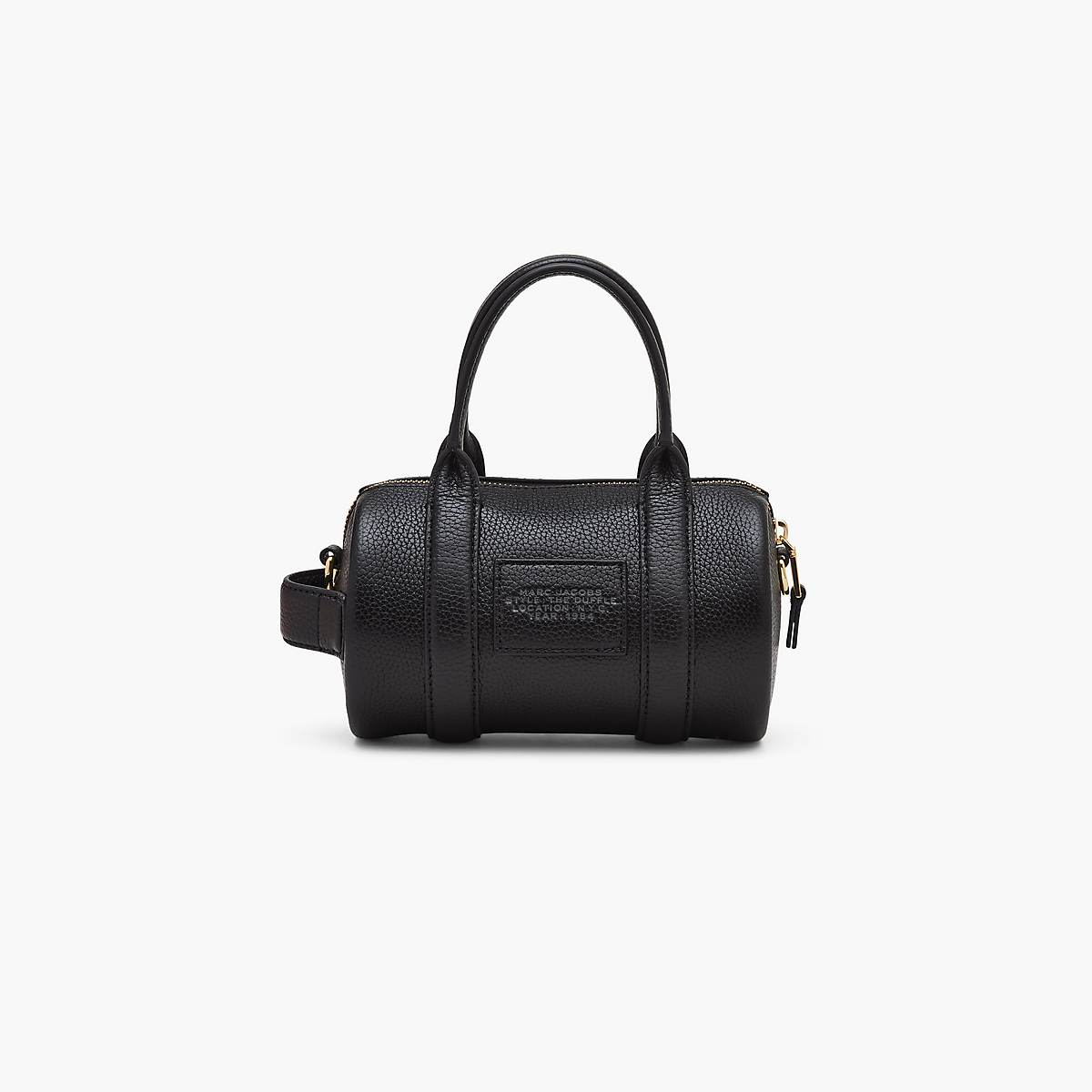 Women Marc Jacobs Leather Mini Duffle Crossbody Bags Black | UK MJ4093-Y46