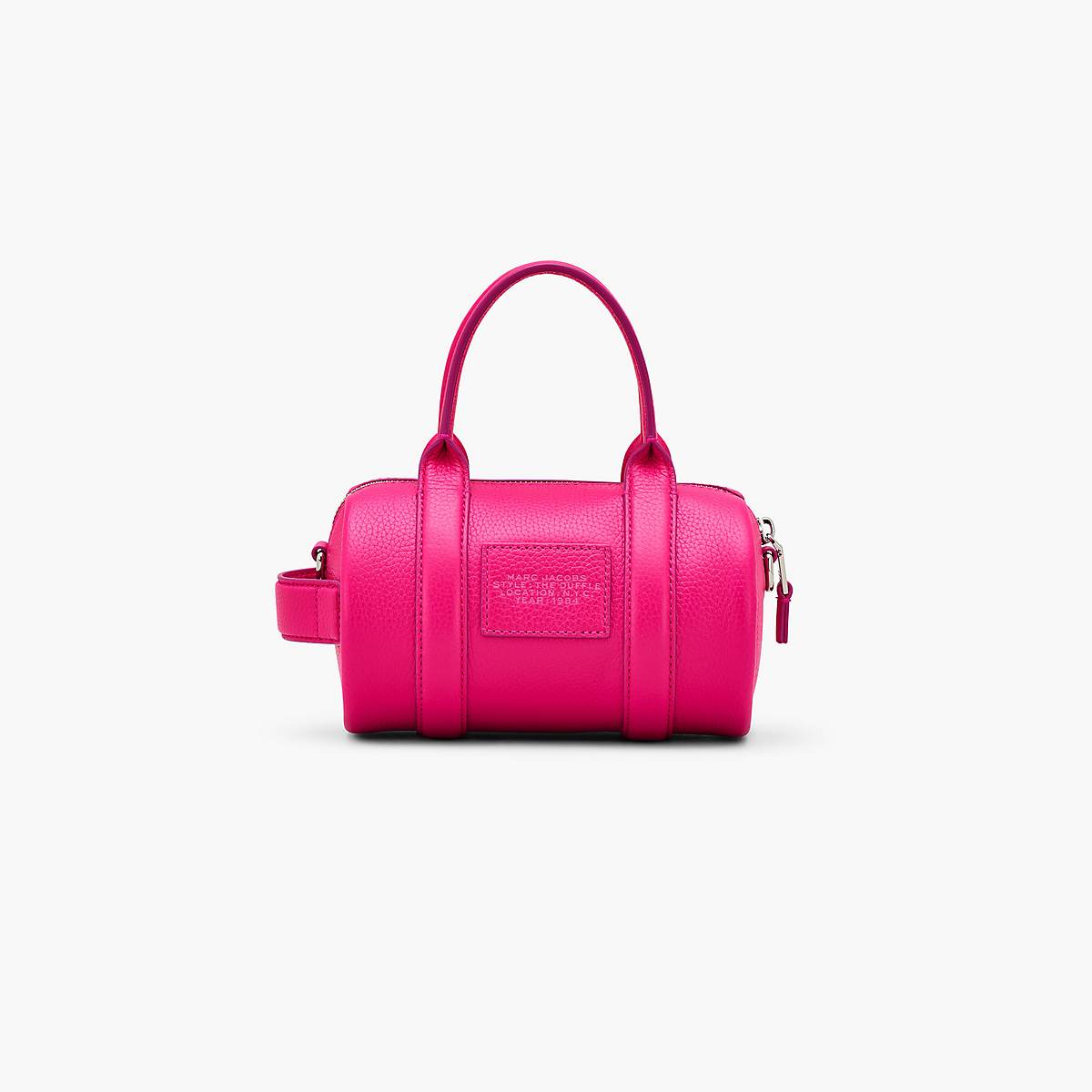 Women Marc Jacobs Leather Mini Duffle Crossbody Bags Pink | UK MJ8349-U14