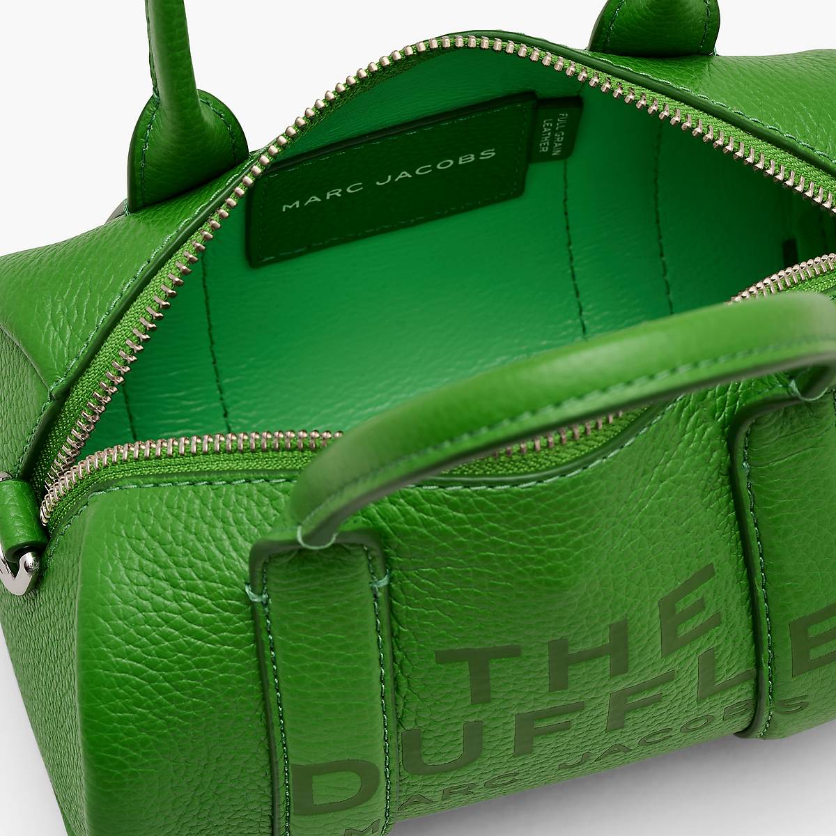 Women Marc Jacobs Leather Mini Duffle Crossbody Bags Green | UK MJ8732-O98