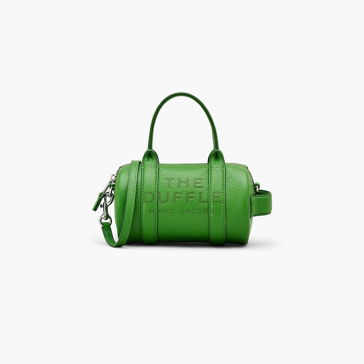 Women Marc Jacobs Leather Mini Duffle Crossbody Bags Green | UK MJ8732-O98