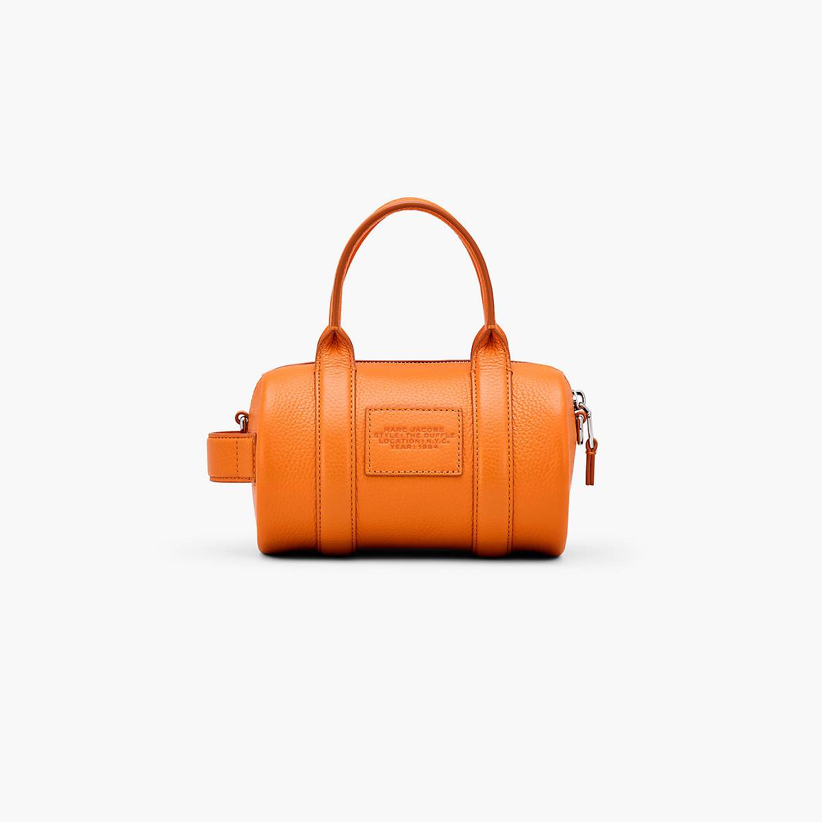 Women Marc Jacobs Leather Mini Duffle Crossbody Bags Orange | UK MJ9853-A74