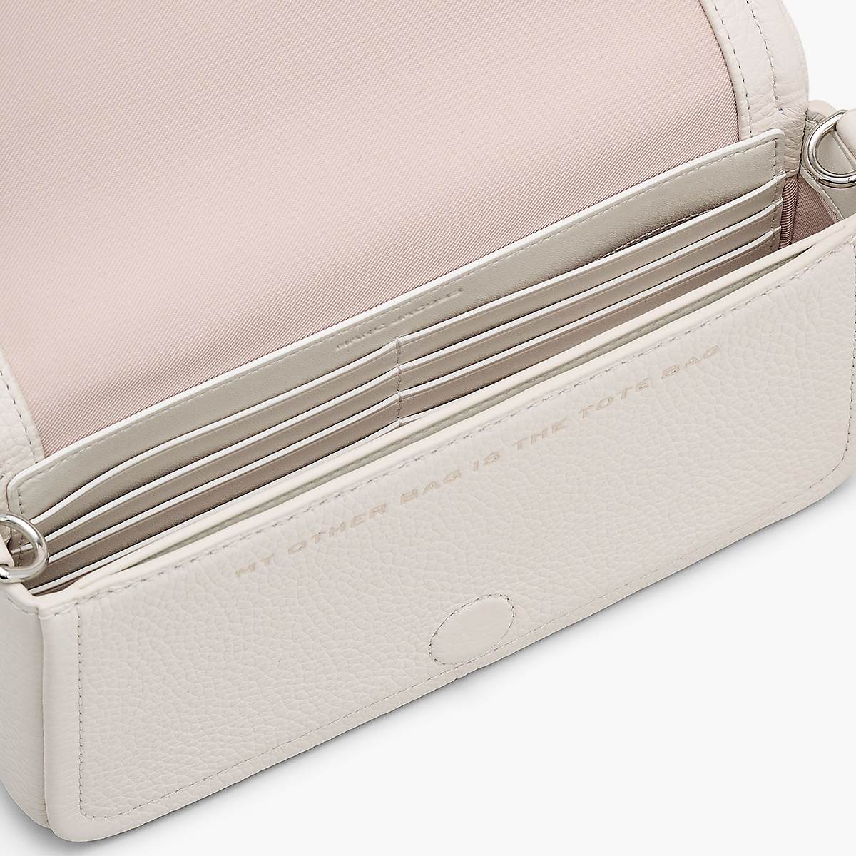 Women Marc Jacobs Leather Mini Wallets White | UK MJ6274-W16