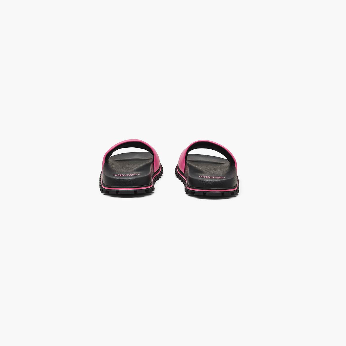 Women Marc Jacobs Leather Slides Pink | UK MJ4695-B94