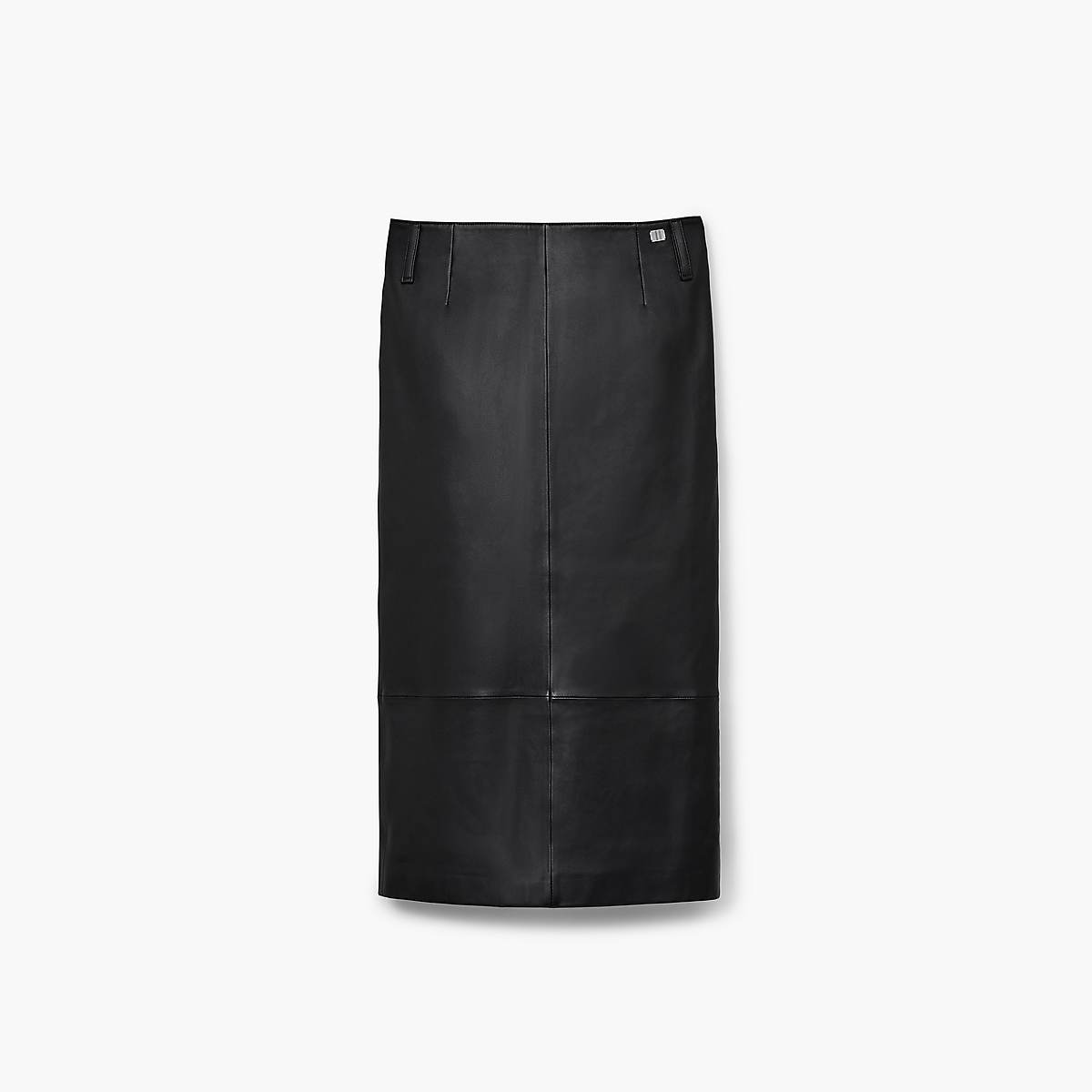 Women Marc Jacobs Leather Slim Skirts Black | UK MJ9201-X92