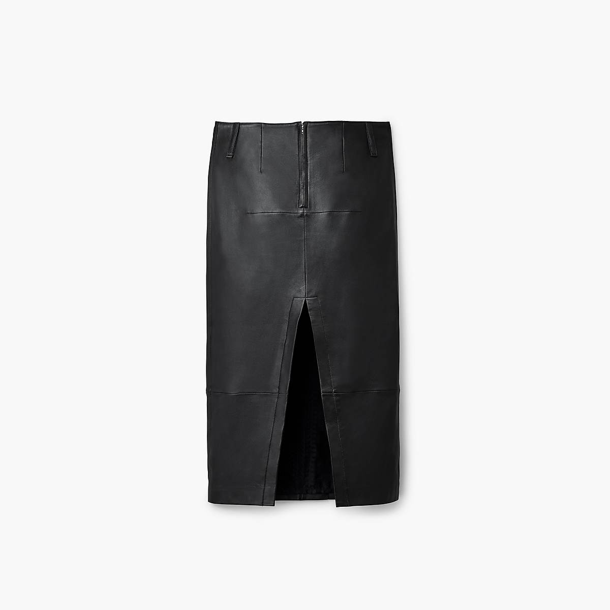 Women Marc Jacobs Leather Slim Skirts Black | UK MJ9201-X92