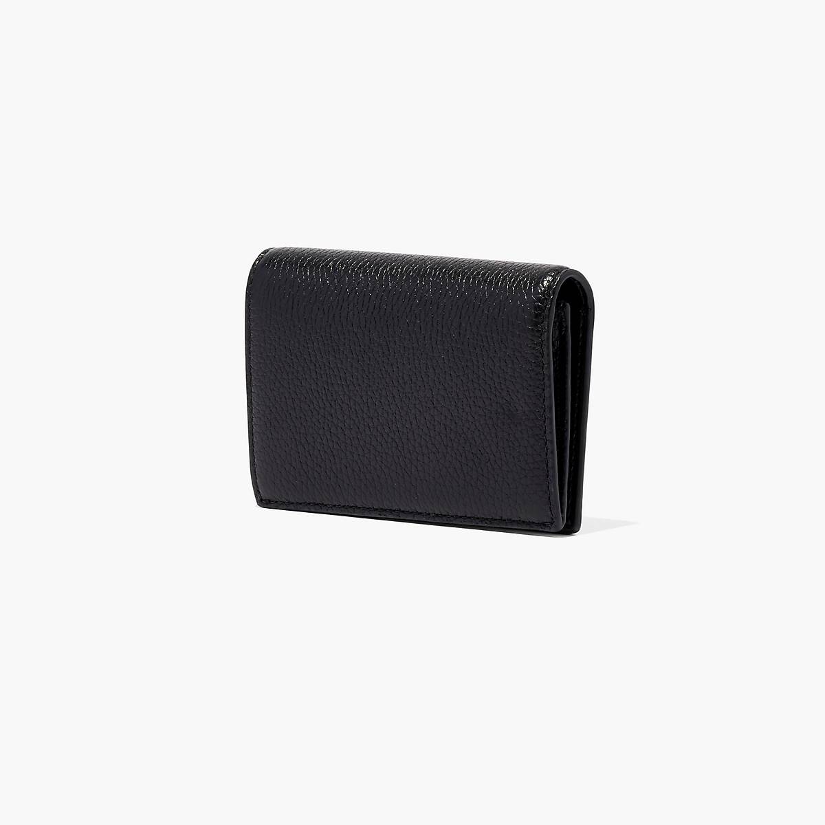 Women Marc Jacobs Leather Small Bifold Wallets Black | UK MJ9368-L67