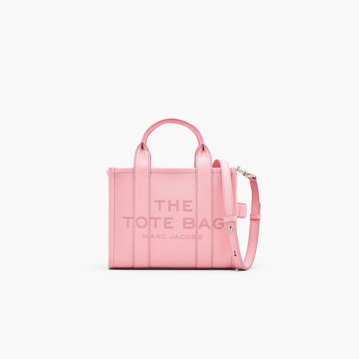 Women Marc Jacobs Leather Small Tote Bags Light Pink | UK MJ2863-Y72