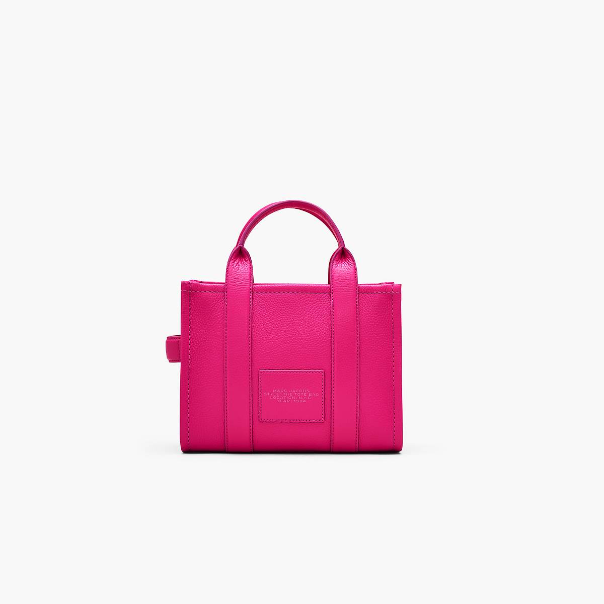 Women Marc Jacobs Leather Small Tote Bags Pink | UK MJ7358-P90