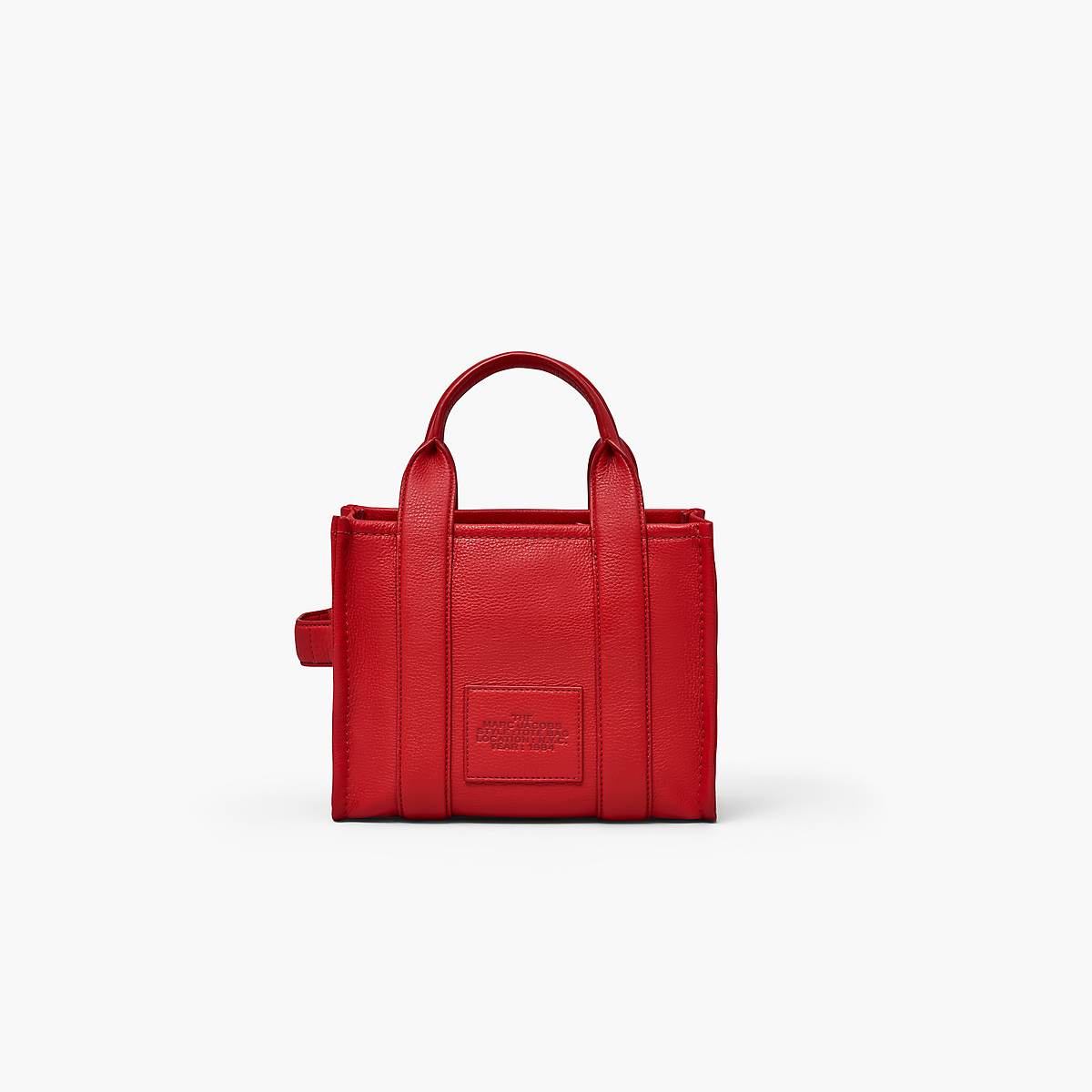 Women Marc Jacobs Leather Small Tote Bags Red | UK MJ2061-J84