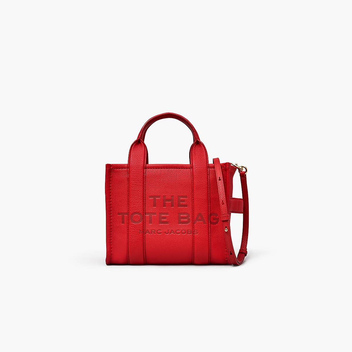 Women Marc Jacobs Leather Small Tote Bags Red | UK MJ2061-J84