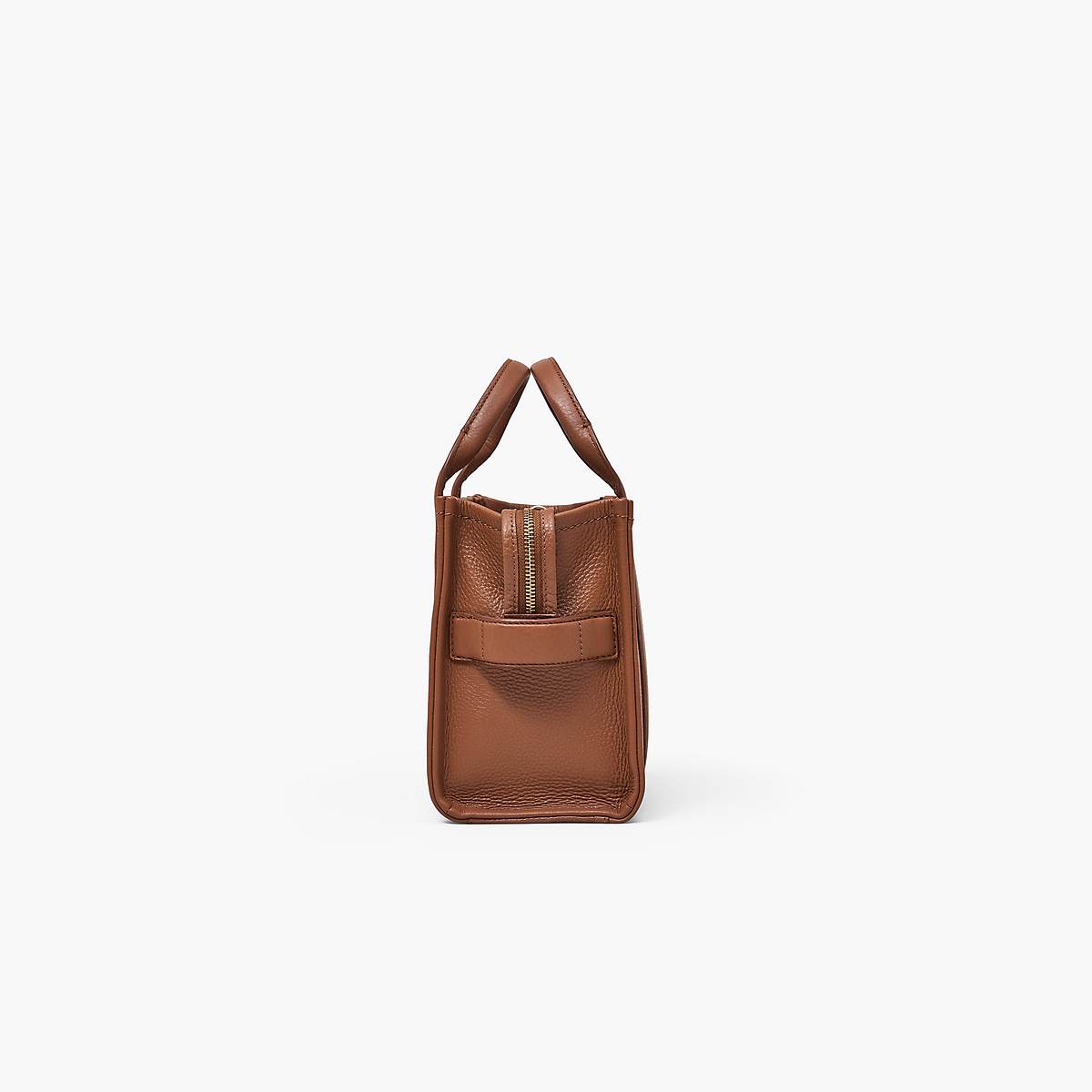 Women Marc Jacobs Leather Small Tote Bags Brown | UK MJ5126-X37