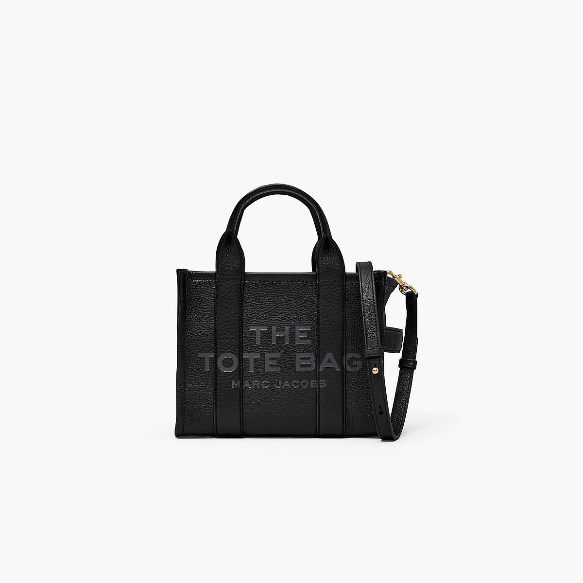 Women Marc Jacobs Leather Small Tote Bags Black | UK MJ5790-V64