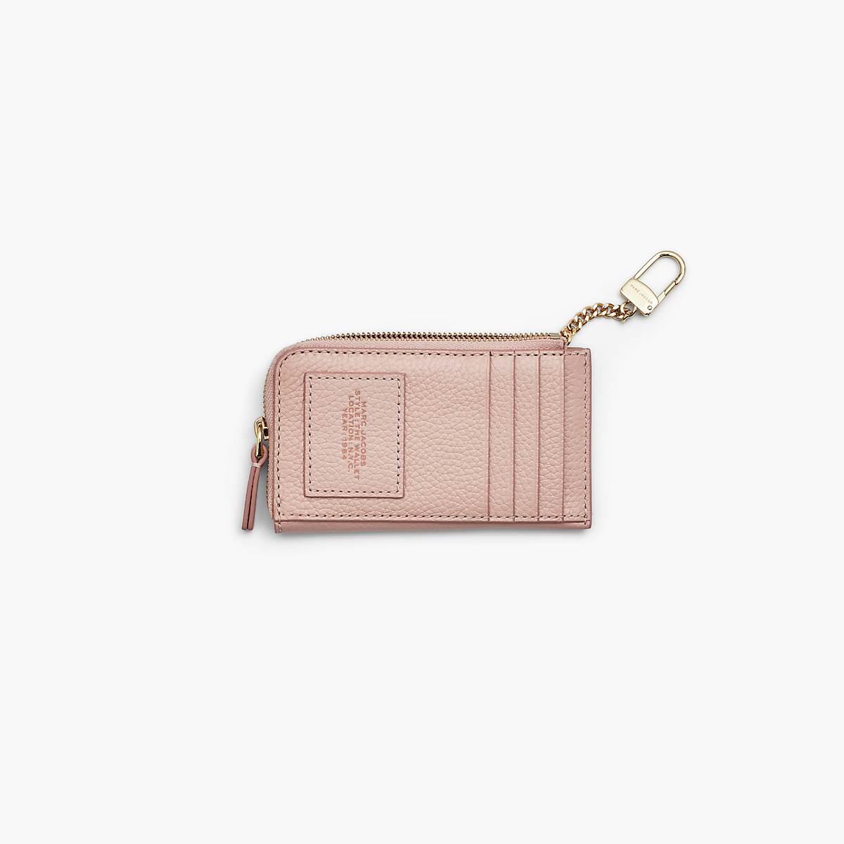 Women Marc Jacobs Leather Top Zip Multi Wallets Rose | UK MJ3278-S64