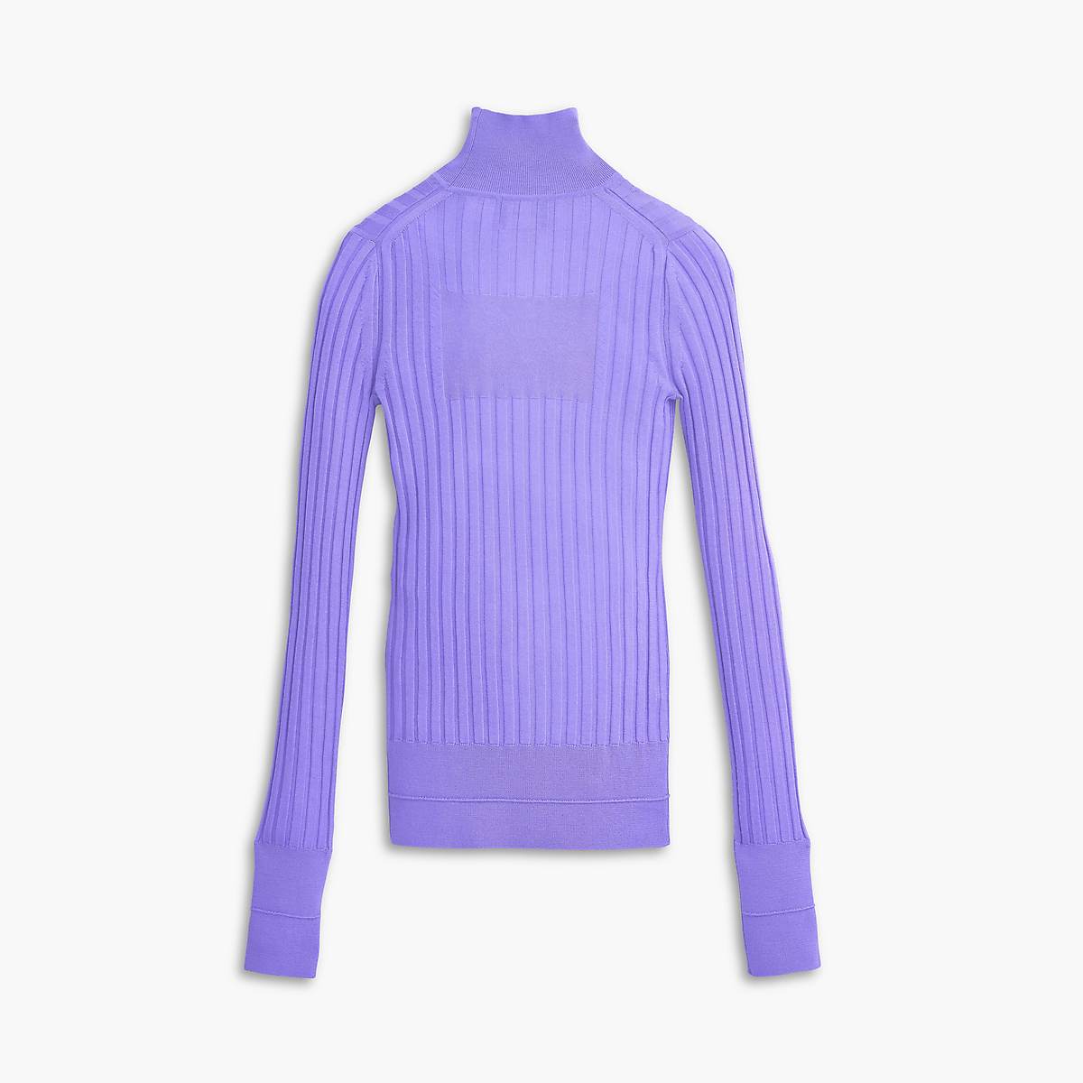 Women Marc Jacobs Lightweight Ribbed Turtleneck Tops Lavender | UK MJ7596-J83