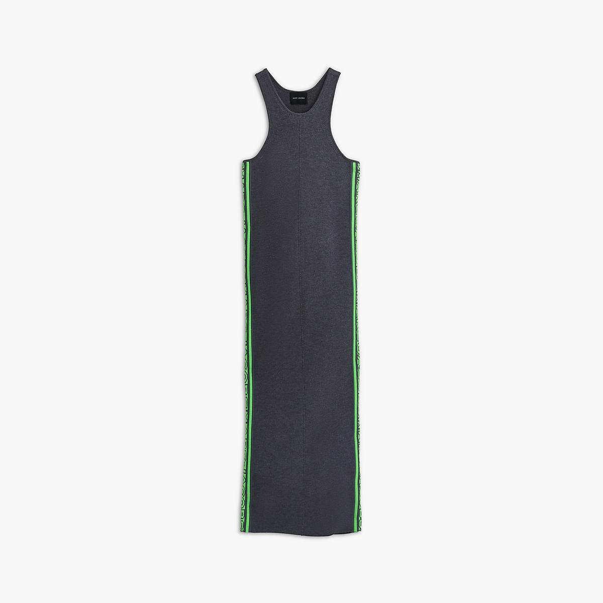 Women Marc Jacobs Logo Racer Dress Grey | UK MJ6201-H38