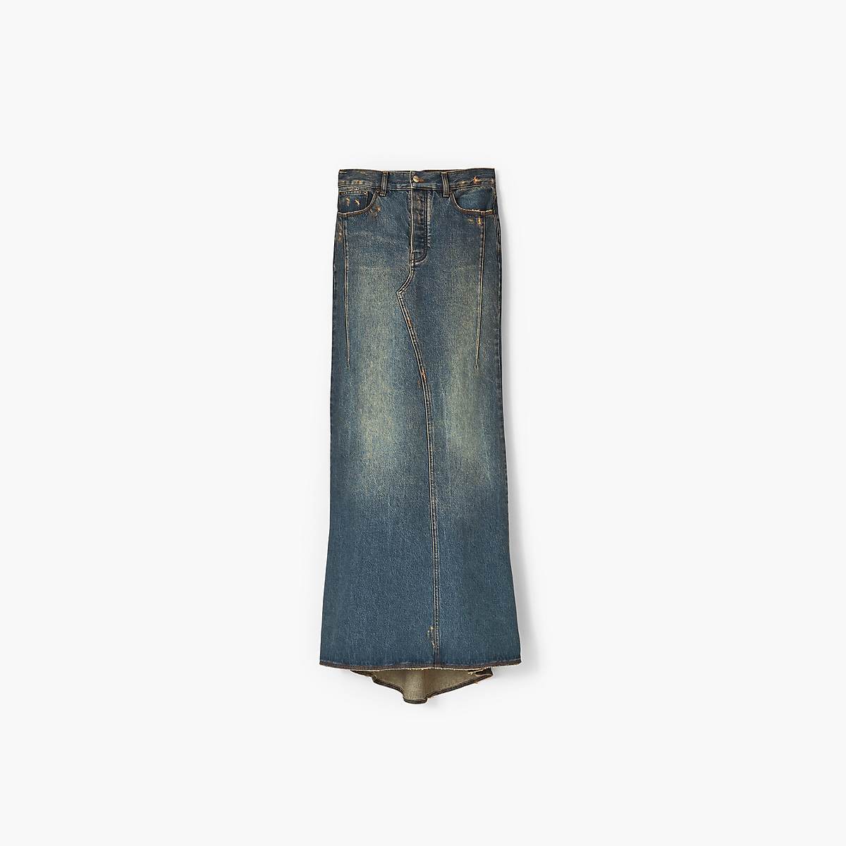 Women Marc Jacobs Long Fluted Skirts Indigo | UK MJ7506-Z81