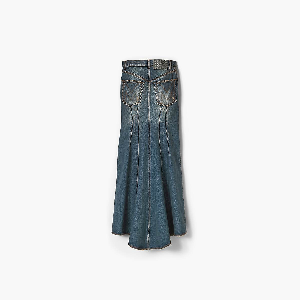 Women Marc Jacobs Long Fluted Skirts Indigo | UK MJ7506-Z81