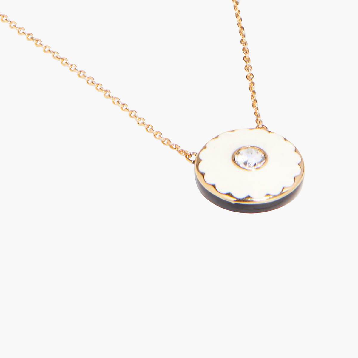 Women Marc Jacobs Medallion Pendant Necklaces Cream / Gold | UK MJ2537-M42