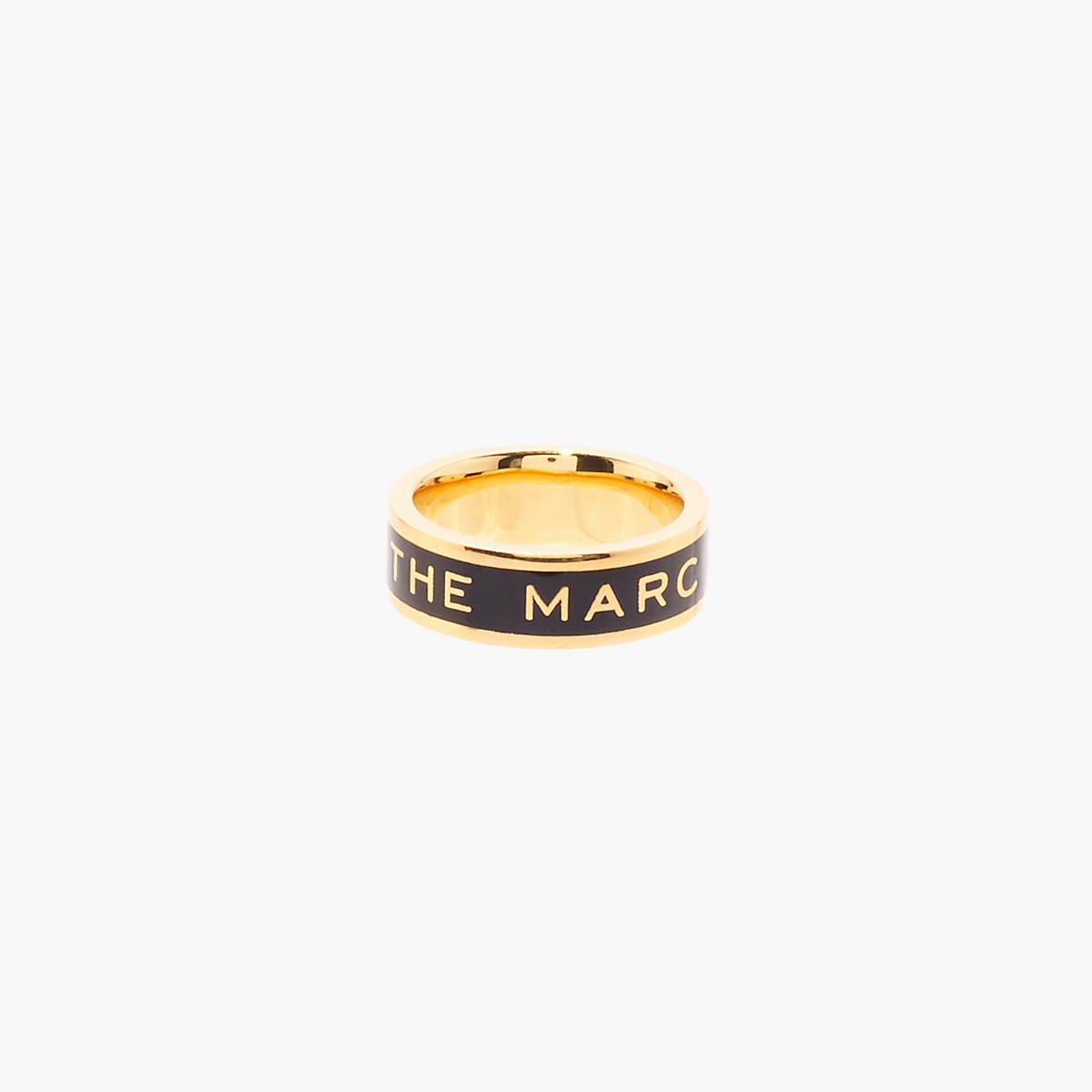 Women Marc Jacobs Medallion Rings Black / Gold | UK MJ1734-N16