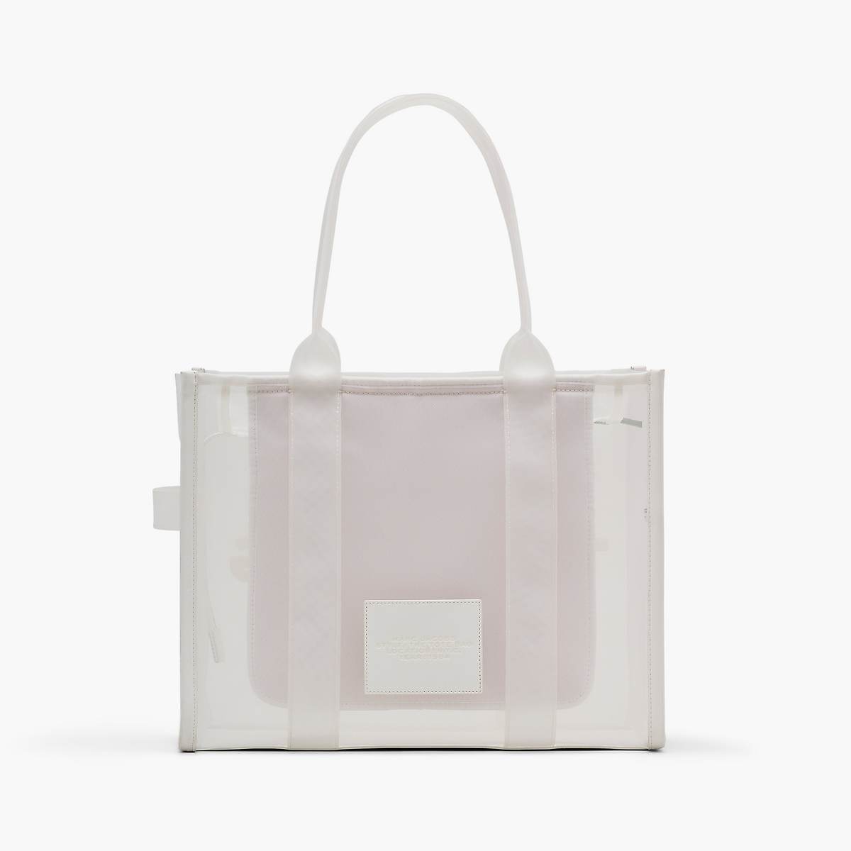 Women Marc Jacobs Mesh Large Tote Bags White | UK MJ0546-J61