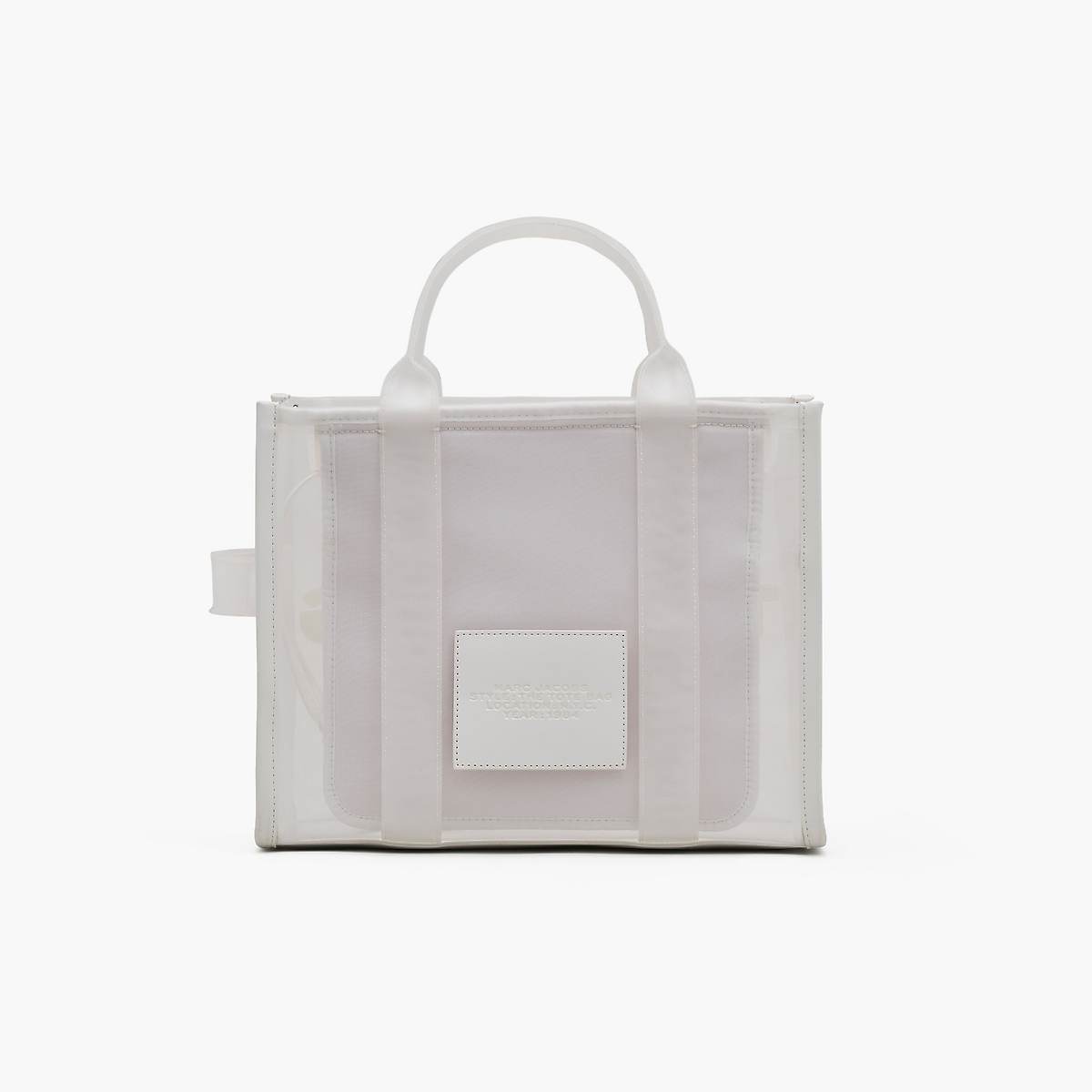 Women Marc Jacobs Mesh Medium Tote Bags White | UK MJ9340-D49