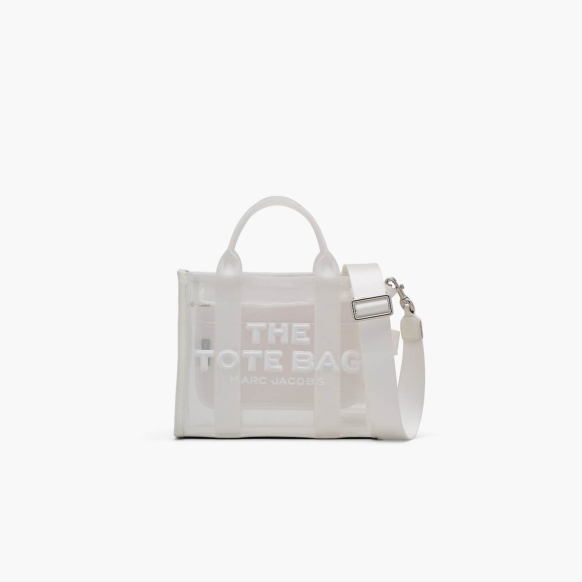 Women Marc Jacobs Mesh Small Tote Bags White | UK MJ5739-T18