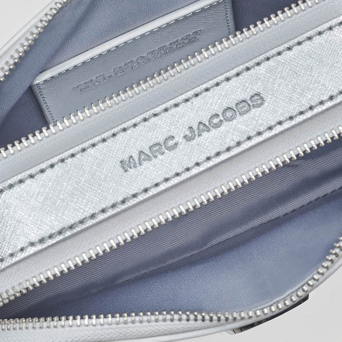 Women Marc Jacobs Metallic Slingshot Shoulder Bags Silver | UK MJ2591-N53