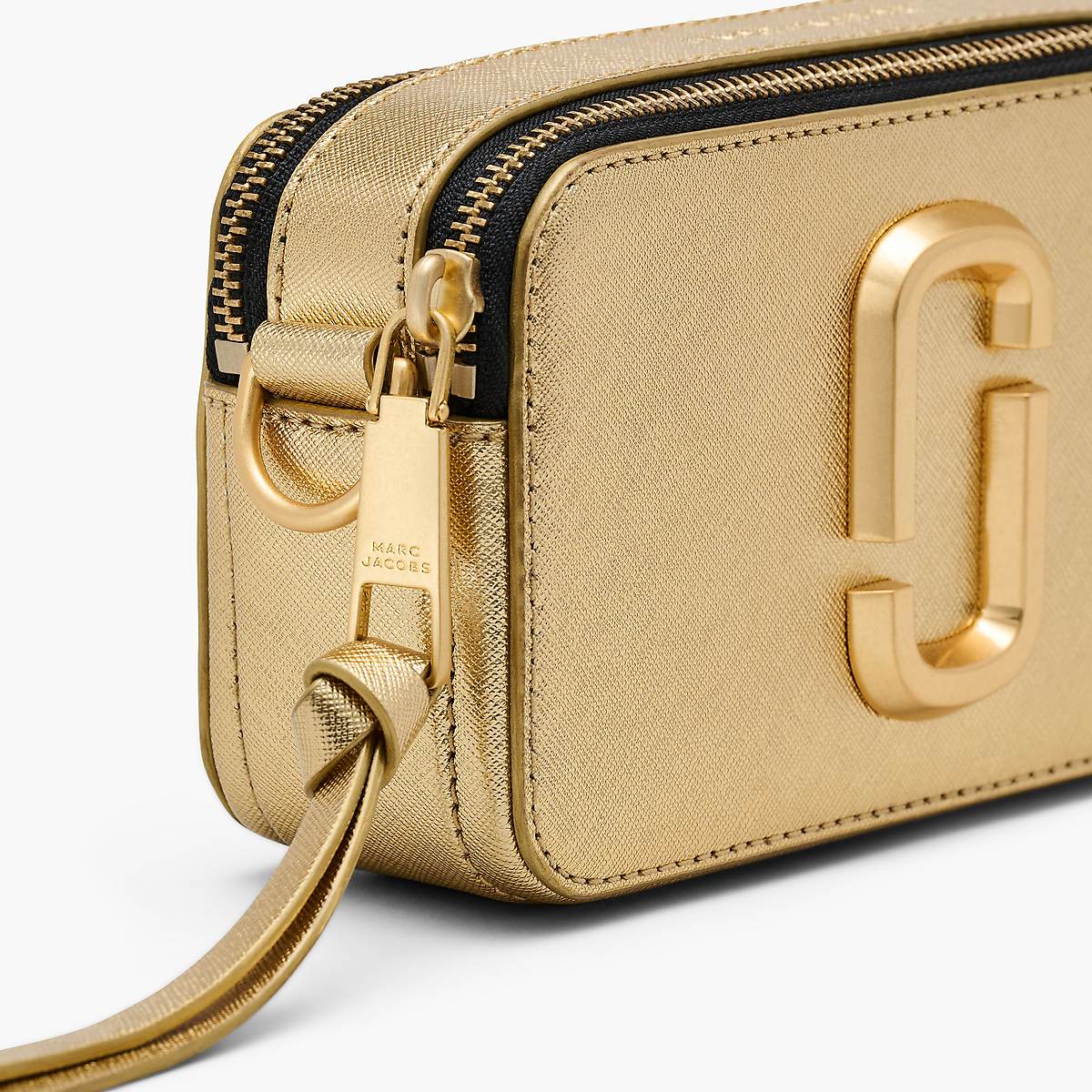 Women Marc Jacobs Metallic Snapshot Bags Gold | UK MJ1275-V14