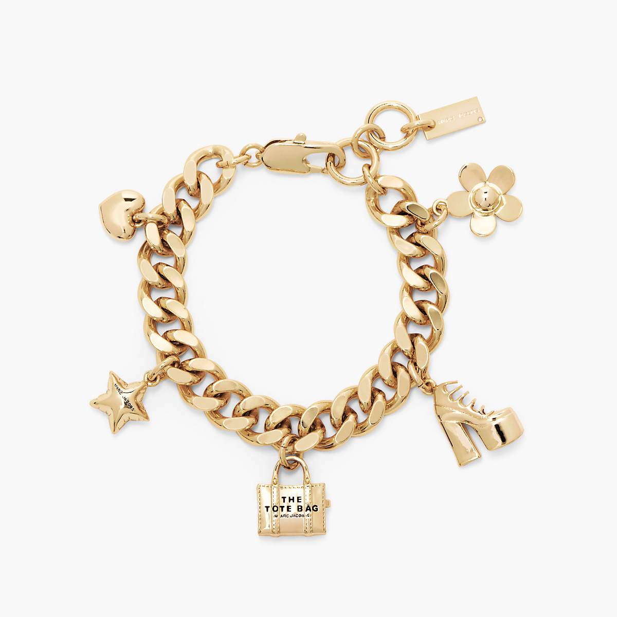 Women Marc Jacobs Mini Icon Charm Bracelets Light Gold | UK MJ9078-Z61