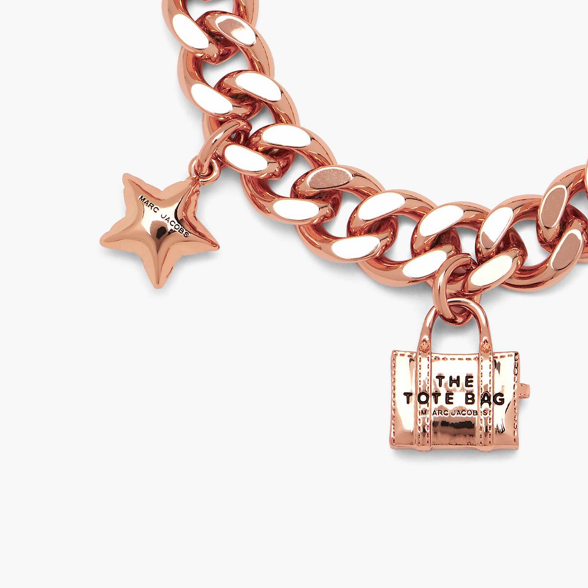 Women Marc Jacobs Mini Icon Charm Bracelets Rose Gold | UK MJ3758-C84