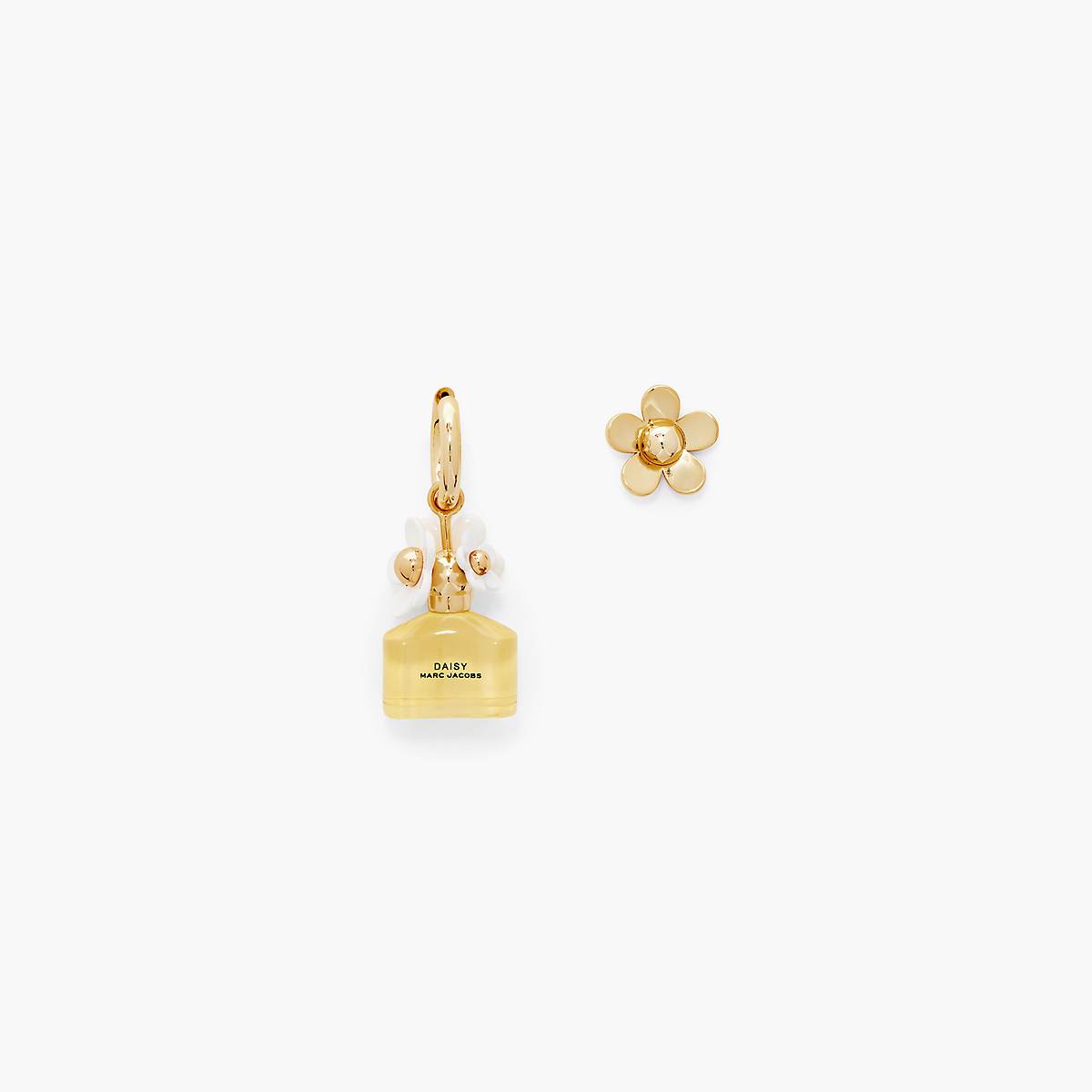 Women Marc Jacobs Mini Icon Daisy Earrings Gold / Yellow Multicolor | UK MJ9182-T04