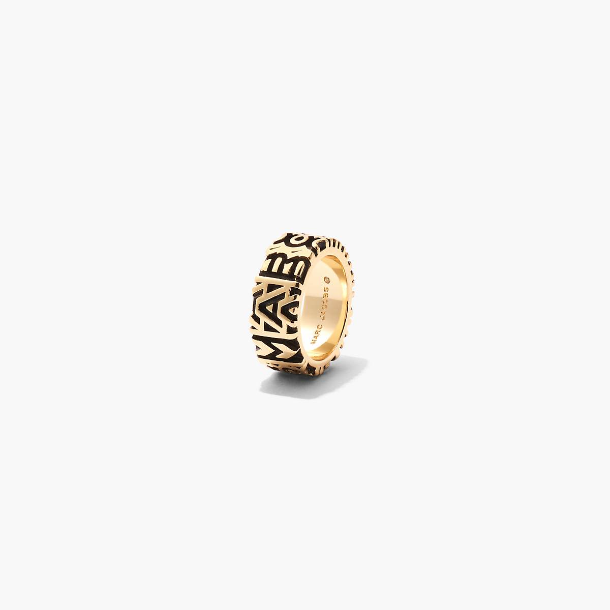 Women Marc Jacobs Monogram Engraved Rings Gold | UK MJ0156-Y82