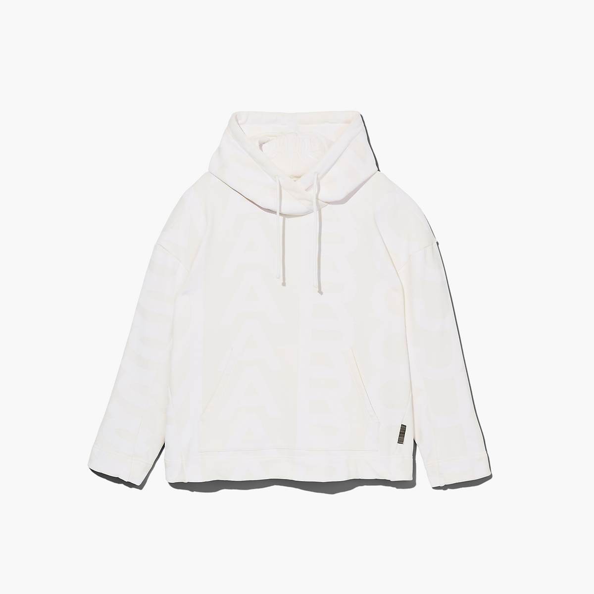 Women Marc Jacobs Monogram Oversized Hoodie White | UK MJ8294-F93