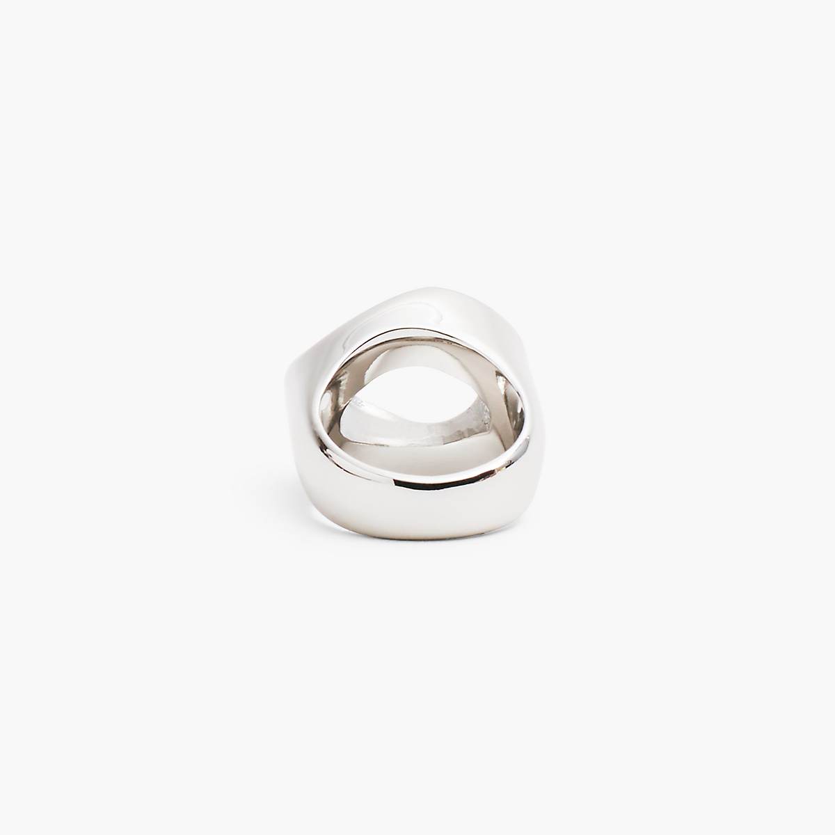 Women Marc Jacobs Monogram Signet Rings Light Silver | UK MJ6172-E63