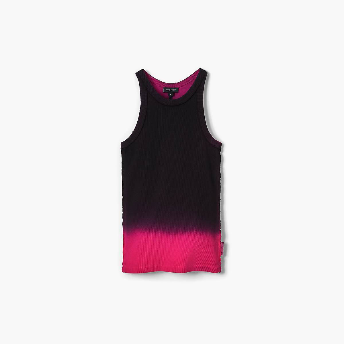 Women Marc Jacobs Ombré Spray Rib Tanks Black / Pink | UK MJ6095-V82