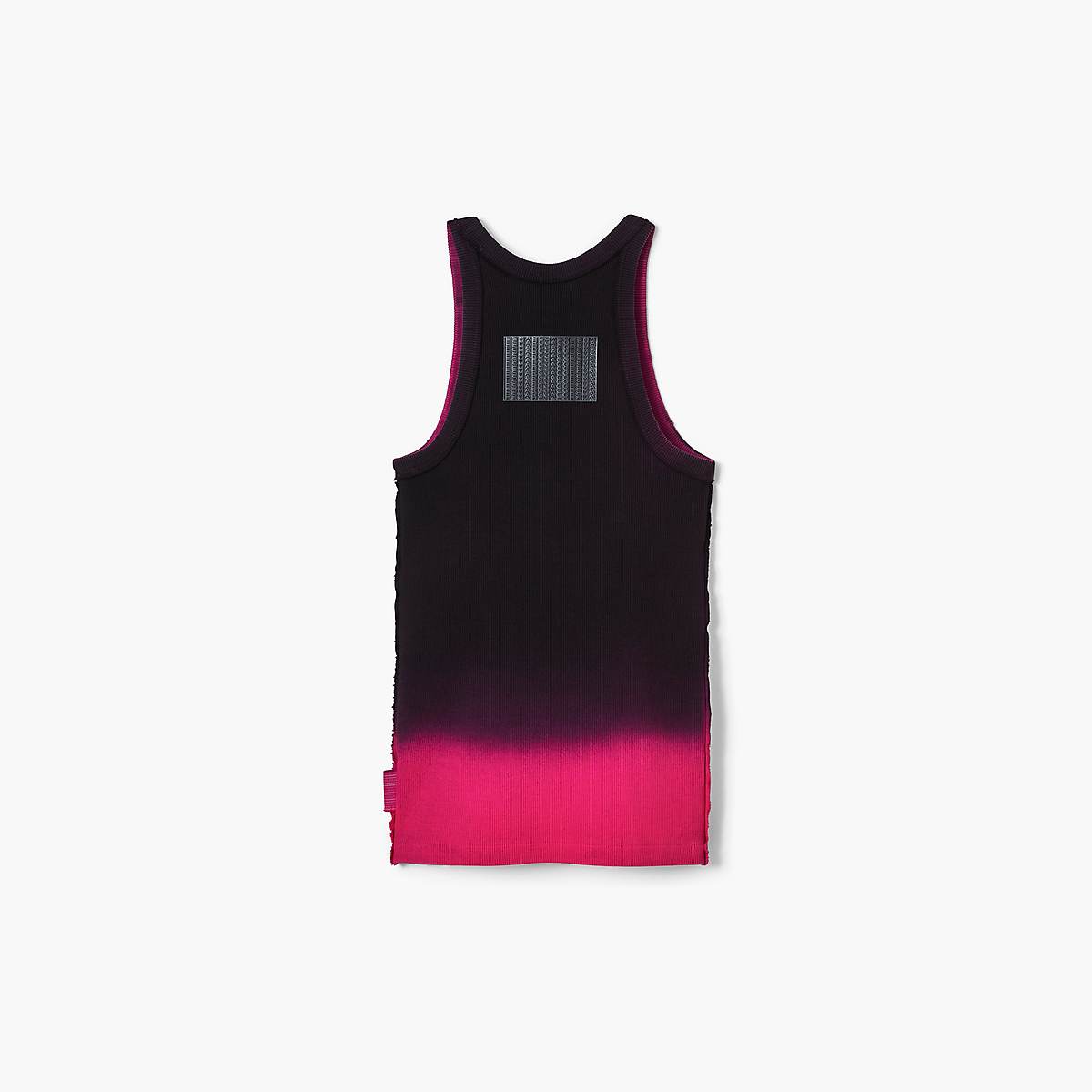 Women Marc Jacobs Ombré Spray Rib Tanks Black / Pink | UK MJ6095-V82