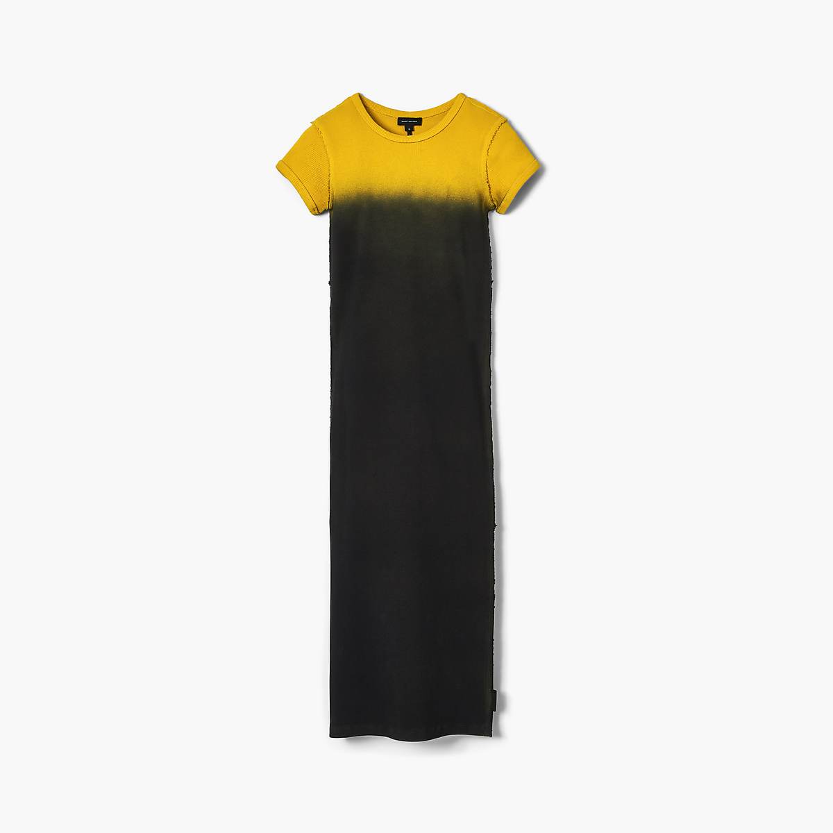 Women Marc Jacobs Ombré Spray Shrunken Tee Dress Black | UK MJ8405-N03