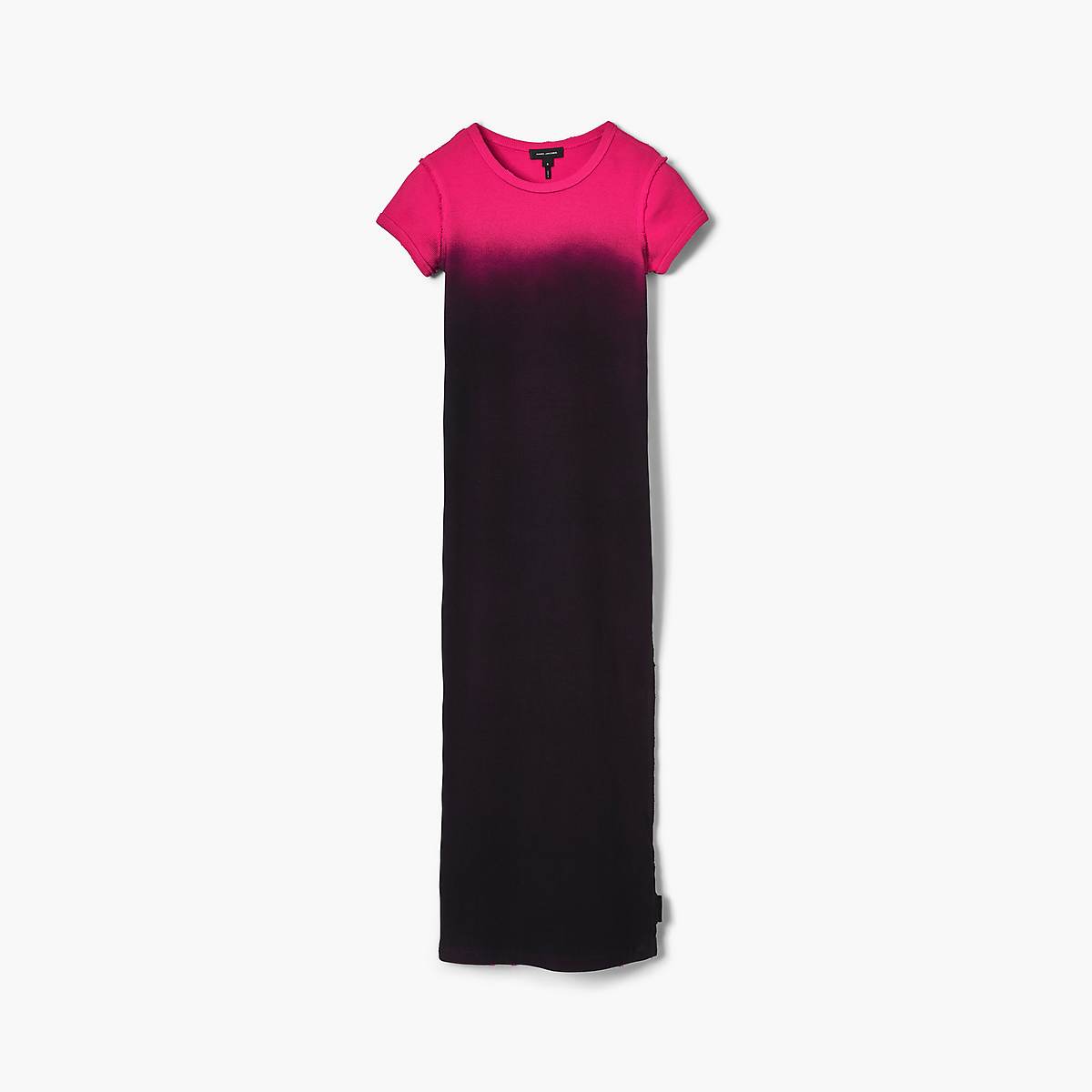 Women Marc Jacobs Ombré Spray Shrunken Tee Dress Black / Pink | UK MJ7405-M67