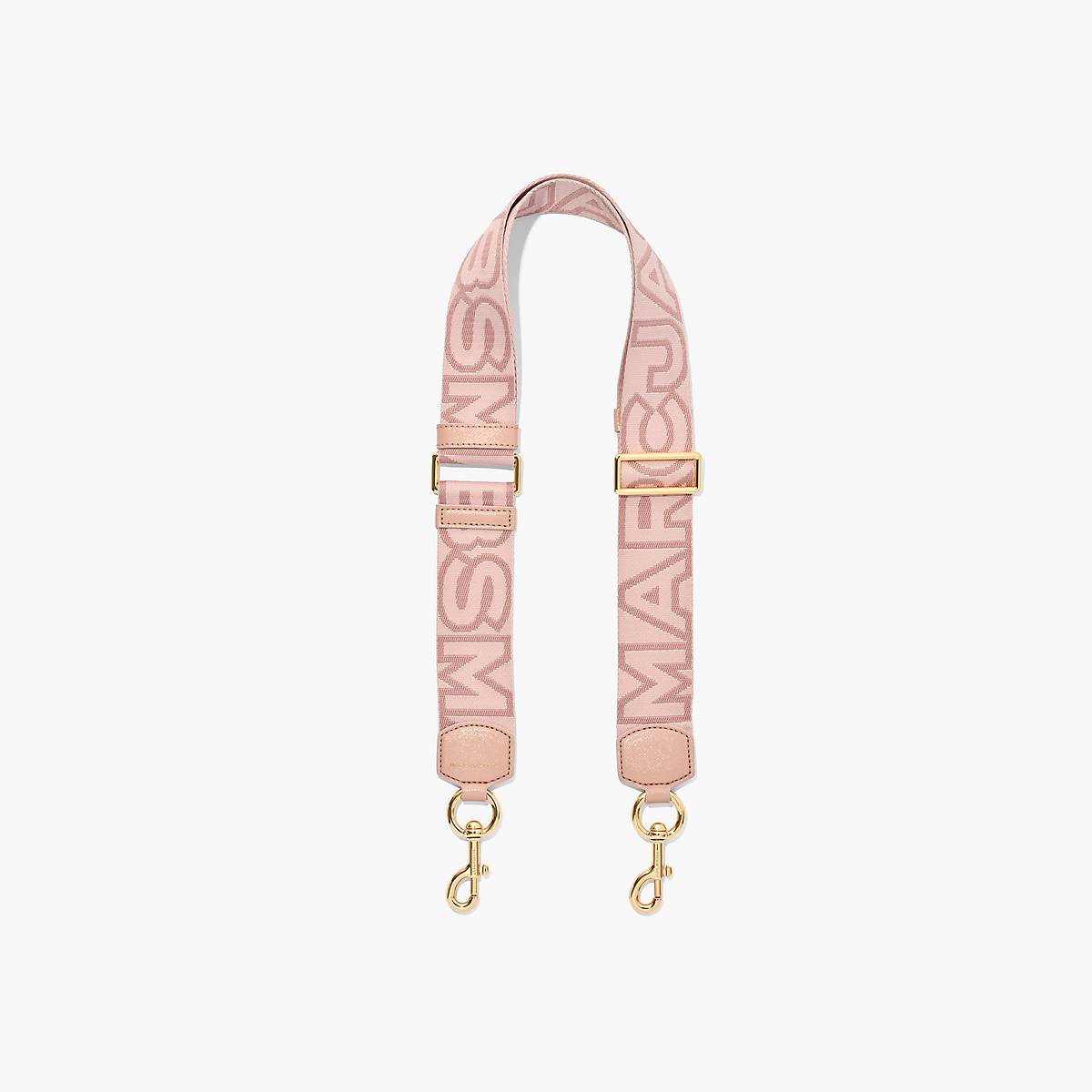 Women Marc Jacobs Outline Logo Webbing Bag Strap Rose Multicolor | UK MJ0246-J41