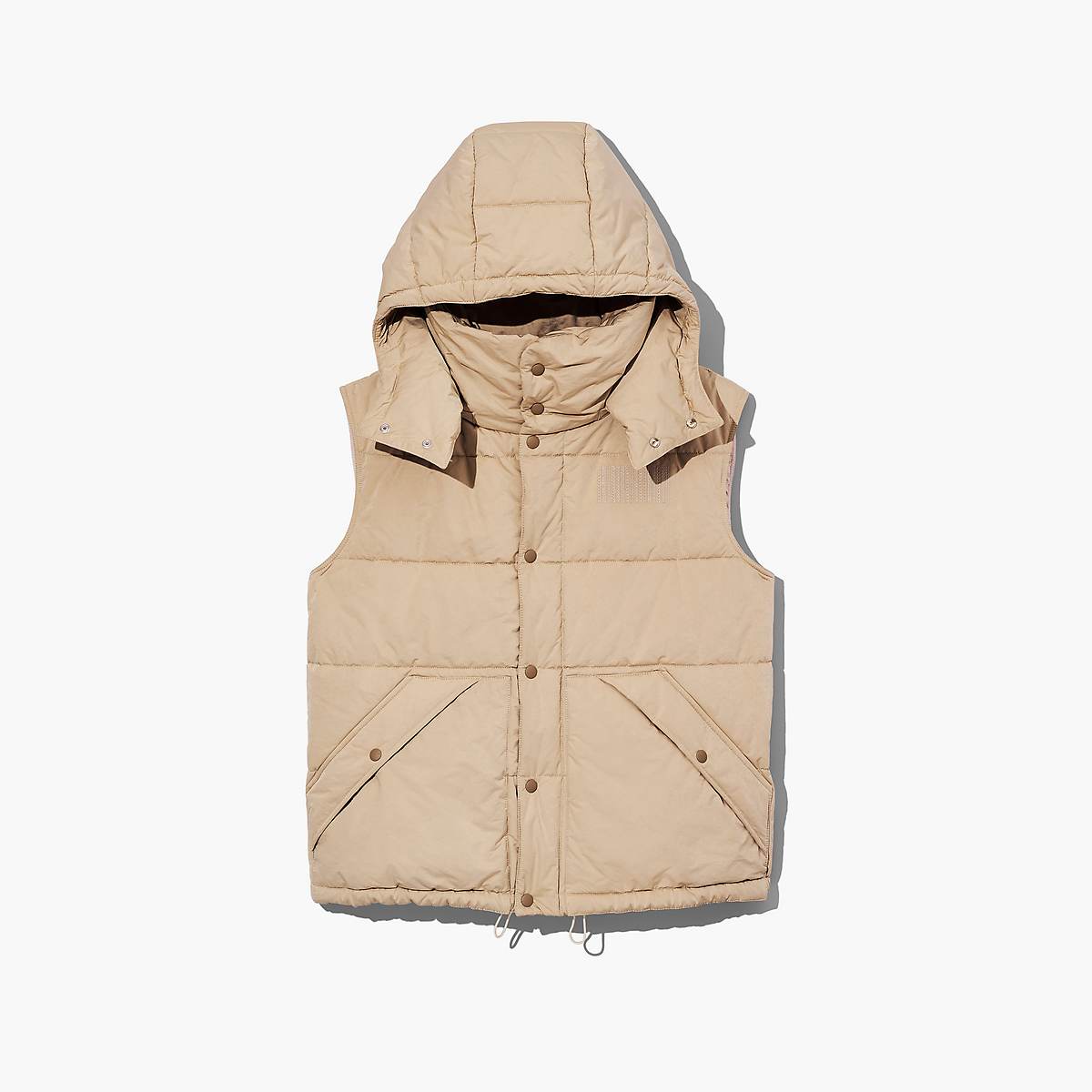 Women Marc Jacobs Oversized Puffer Vest Beige | UK MJ6137-S49