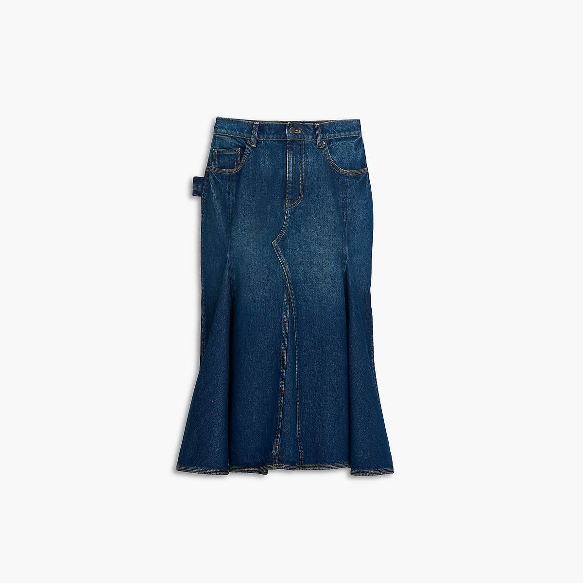 Women Marc Jacobs Paneled Skirts Indigo | UK MJ9631-O32