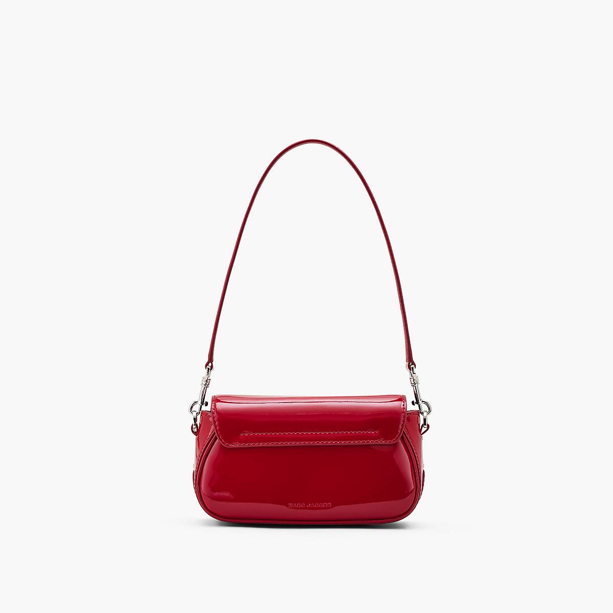 Women Marc Jacobs Patent Leather Clover Shoulder Bags Red | UK MJ4581-O21