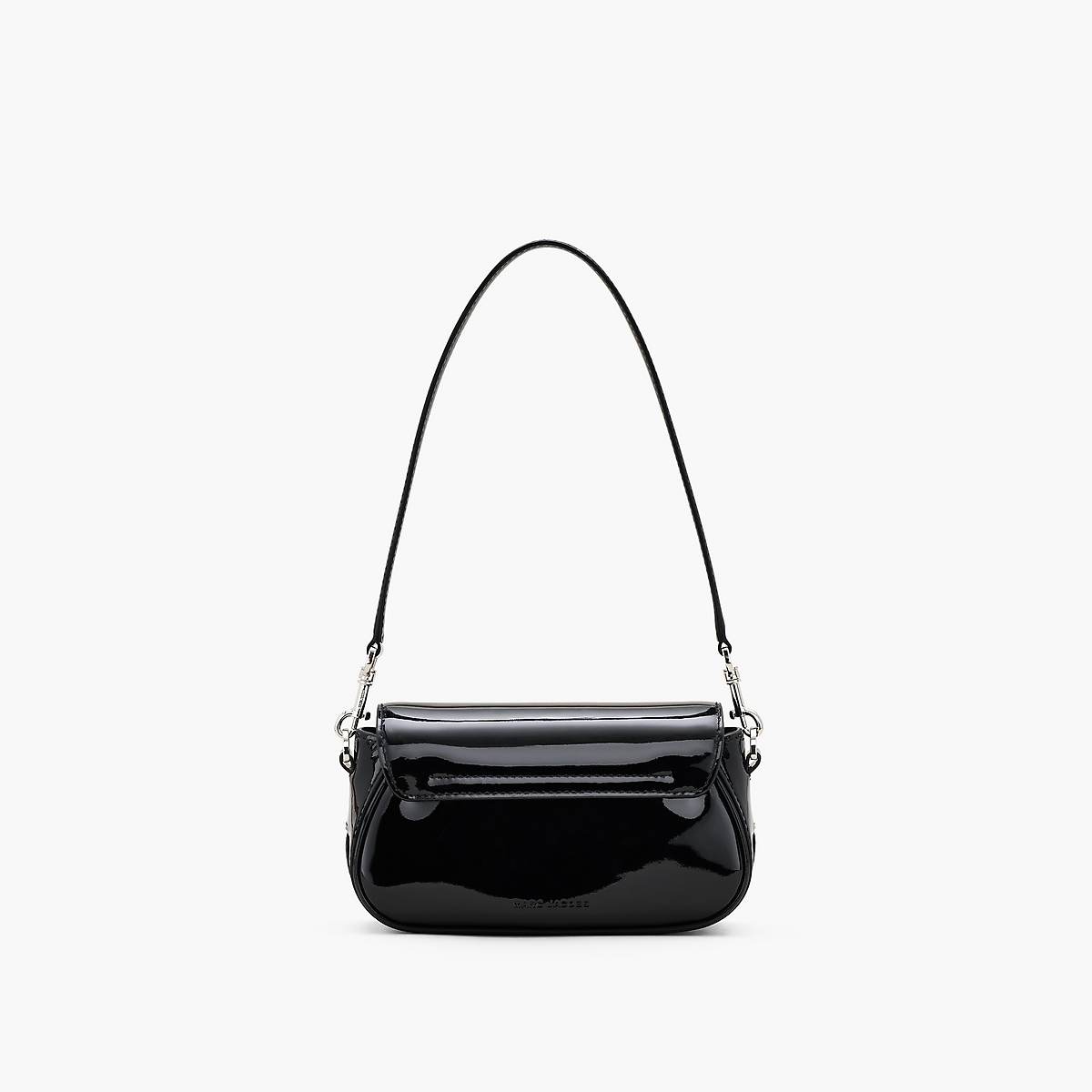 Women Marc Jacobs Patent Leather Clover Shoulder Bags Black | UK MJ7135-P73