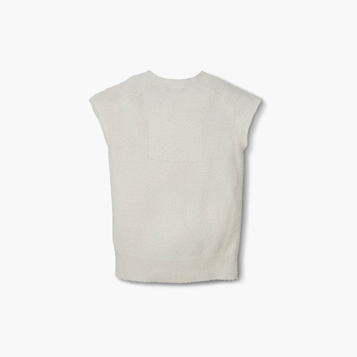 Women Marc Jacobs Pilled Cap Sleeve Vest Cream | UK MJ4938-D98