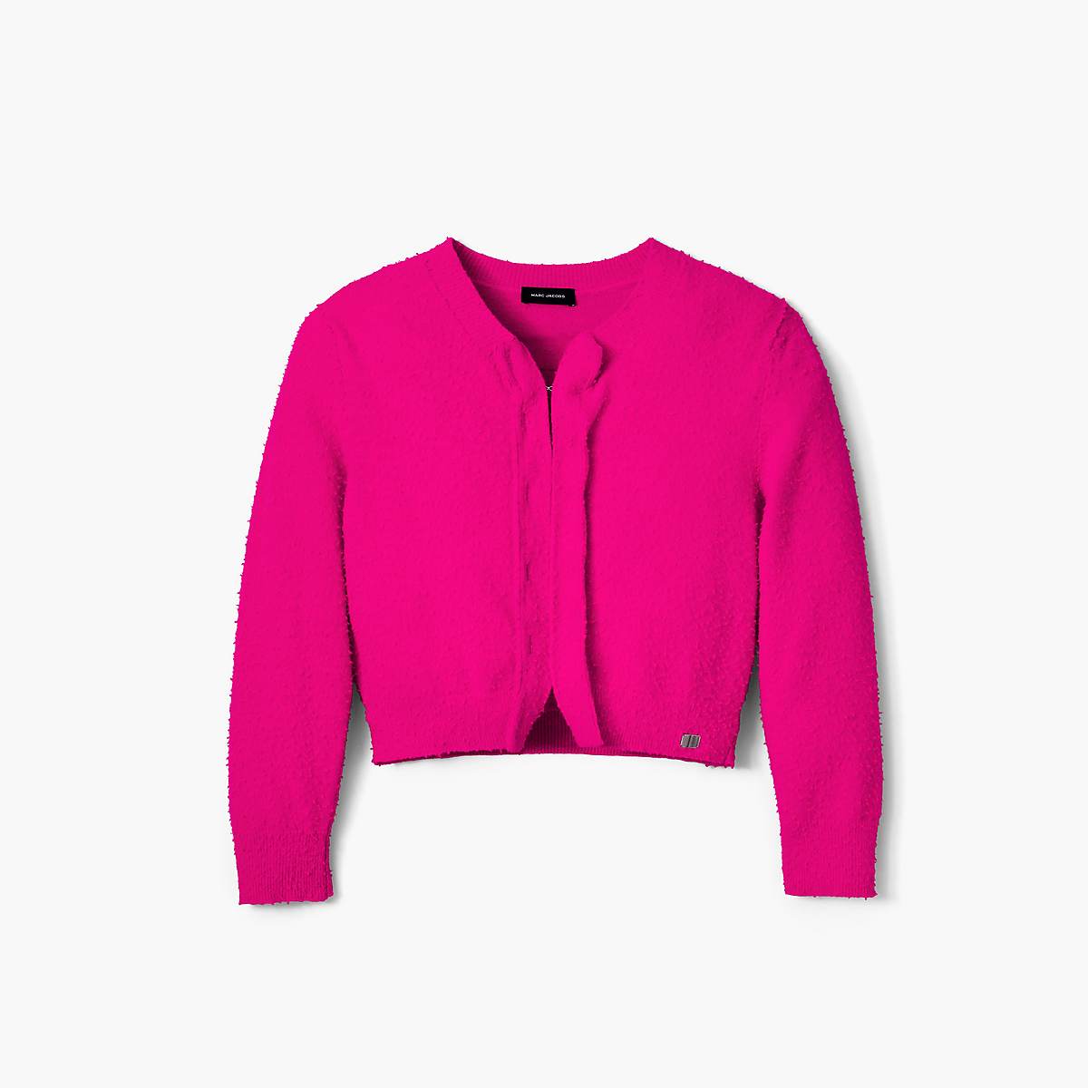 Women Marc Jacobs Pilled Hook and Eye Cardigan Pink | UK MJ2051-P39