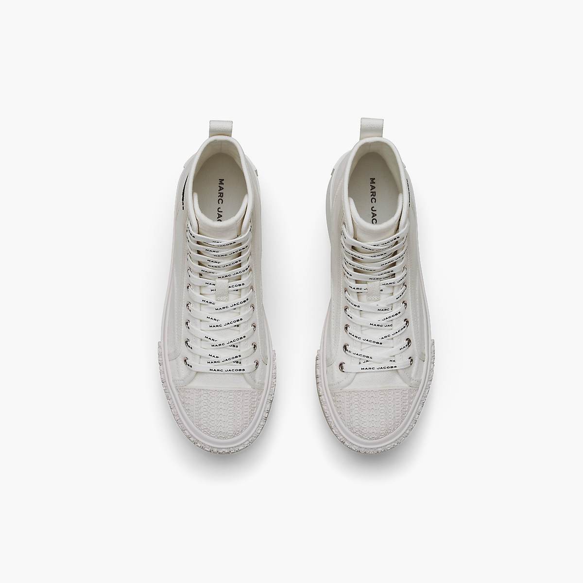 Women Marc Jacobs Platform High Top Trainers White | UK MJ6578-T51