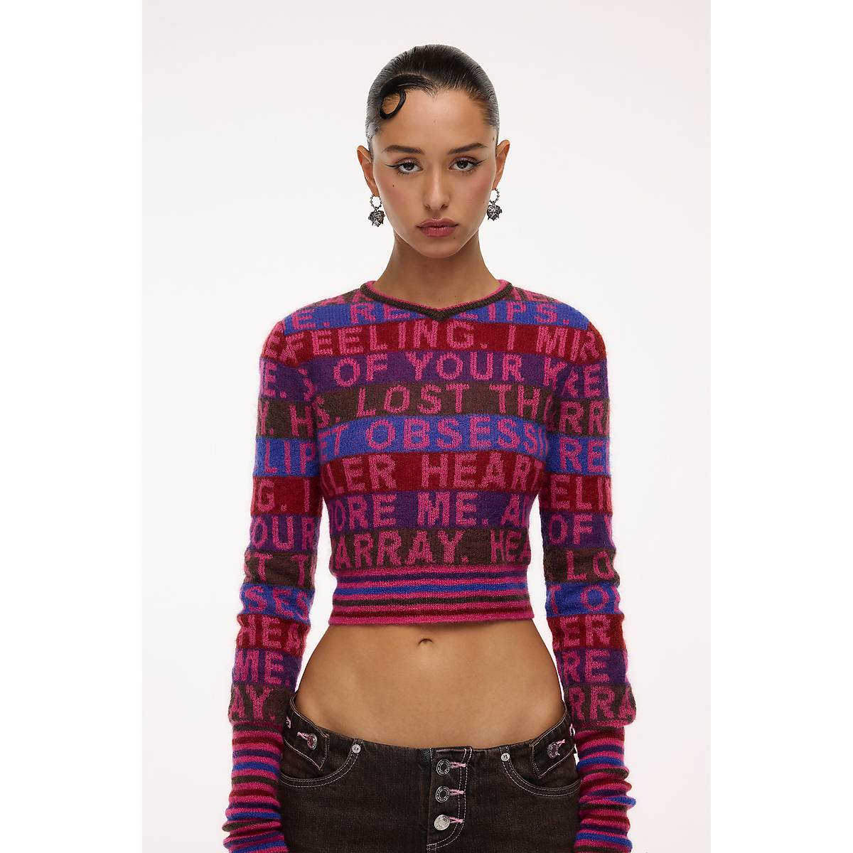 Women Marc Jacobs Poem Sweaters Multicolor | UK MJ4835-P76