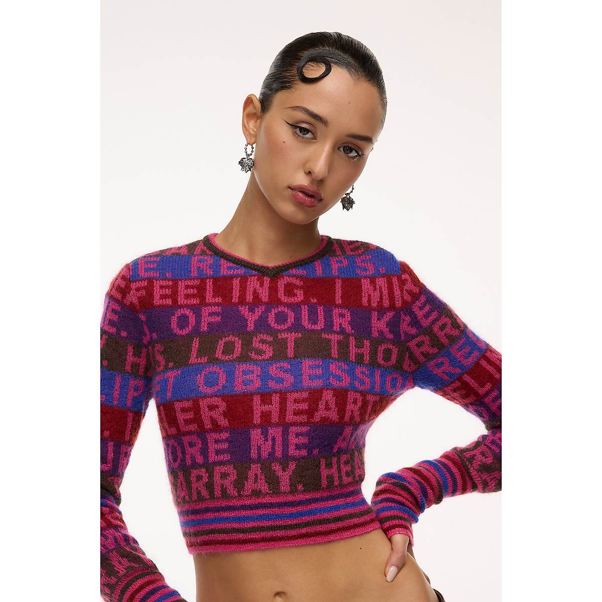 Women Marc Jacobs Poem Sweaters Multicolor | UK MJ4835-P76