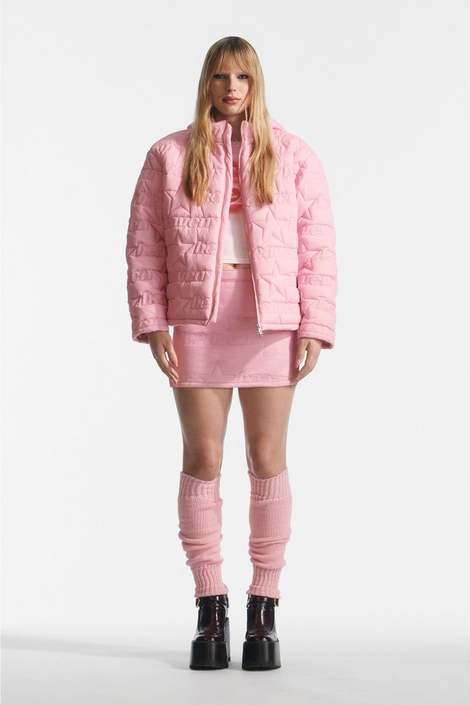 Women Marc Jacobs Puffy Heaven Quilted Jackets Pink | UK MJ5163-A08